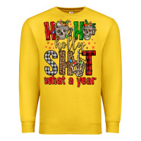 Lemon ho ho holly shit what a year Premium Sweatshirt - FaDigitalArtStudio
