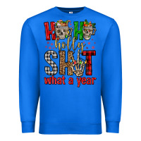 True Royal ho ho holly shit what a year Premium Sweatshirt - FaDigitalArtStudio