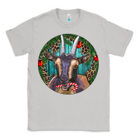 Moon Dust Dark Goat Christmas Classic Tee - RanaPortraitStore