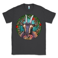 Smoke Dark Goat Christmas Classic Tee - RanaPortraitStore