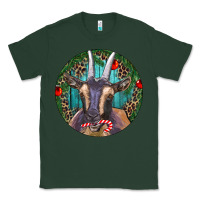 Sports Green Dark Goat Christmas Classic Tee - RanaPortraitStore