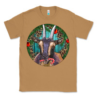 Toasted Coconut Dark Goat Christmas Classic Tee - RanaPortraitStore