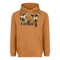 Meerkat kentucky state cowhide serape cactus Heavyweight Hoodie - RanaPortraitStore
