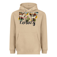 Mushroom kentucky state cowhide serape cactus Heavyweight Hoodie - RanaPortraitStore