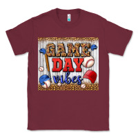 Burgundy game day vibes tumbler Classic Tee - BundleAndBundleShop