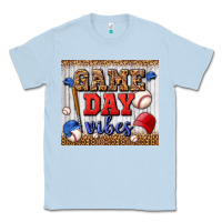 Dusty Blue game day vibes tumbler Classic Tee - BundleAndBundleShop