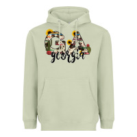 Matcha georgia state cowhide serape cactus Heavyweight Hoodie - RanaPortraitStore