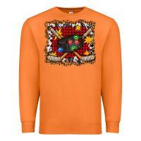 Carrot hockey christmas with lights and stars Premium Sweatshirt - FaDigitalArtStudio