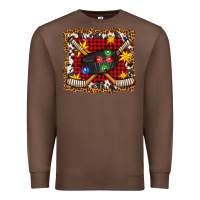 Chestnut hockey christmas with lights and stars Premium Sweatshirt - FaDigitalArtStudio