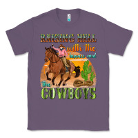 Lavender raising hell with the hippies and the cowboys Classic Tee - texasbilliewilder