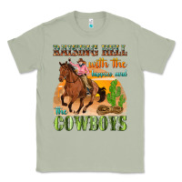 Matcha raising hell with the hippies and the cowboys Classic Tee - texasbilliewilder
