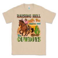 Mushroom raising hell with the hippies and the cowboys Classic Tee - texasbilliewilder