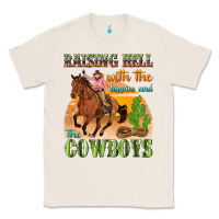 Natural raising hell with the hippies and the cowboys Classic Tee - texasbilliewilder