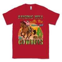 Red raising hell with the hippies and the cowboys Classic Tee - texasbilliewilder