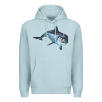 Blue Mist bottlenose dolphin Premium Hoodie - LillyAllenDesigns