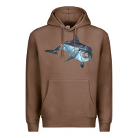 Chestnut bottlenose dolphin Premium Hoodie - LillyAllenDesigns