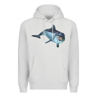 Dove Grey bottlenose dolphin Premium Hoodie - LillyAllenDesigns