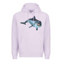 Lilac bottlenose dolphin Premium Hoodie - LillyAllenDesigns
