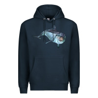 Navy bottlenose dolphin Premium Hoodie - LillyAllenDesigns