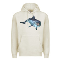 Oatmeal Heather bottlenose dolphin Premium Hoodie - LillyAllenDesigns