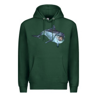 Sports Green bottlenose dolphin Premium Hoodie - LillyAllenDesigns