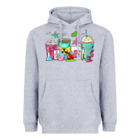 Heather Grey science teacher coffee cups Heavyweight Hoodie - Zillion Design Studio