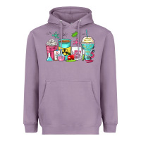 Lavender science teacher coffee cups Heavyweight Hoodie - Zillion Design Studio