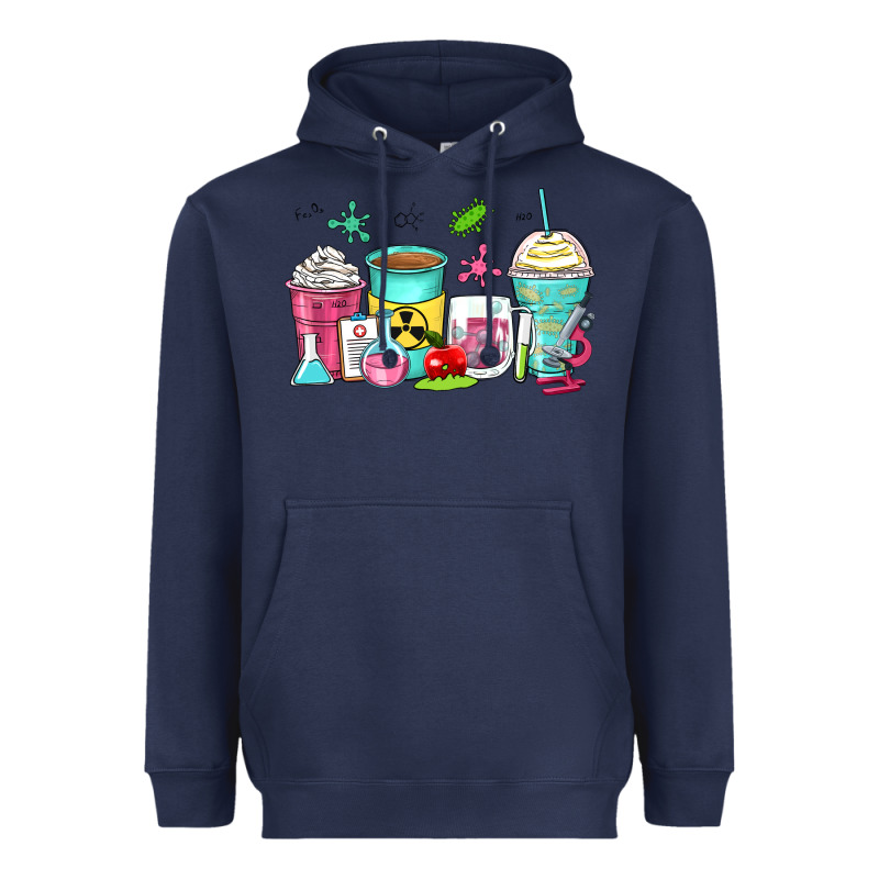 Science Teacher Coffee Cups Heavyweight Hoodie by Zillion Design Studio | Teevron