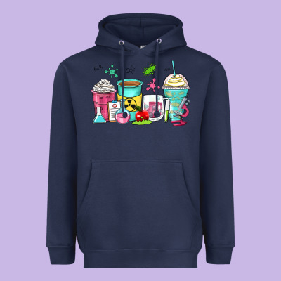 Science Teacher Coffee Cups Heavyweight Hoodie Designed By Zillion Design Studio