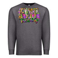 Charcoal Heather fat tuesday Premium Sweatshirt - RacoonDesign