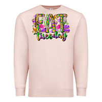 Pale Pink fat tuesday Premium Sweatshirt - RacoonDesign