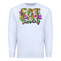 White fat tuesday Premium Sweatshirt - RacoonDesign