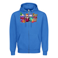 True Royal dia de los muertos coffee cups Zipper Hoodie - texasbilliewilder
