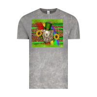 Cloud Rock st patricks sheep sunflowers rainbow serape leopard glitter Vintage Tee - Artiststas