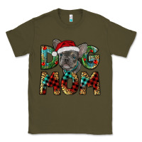 Army Green Christmas French Bulldog Mom Classic Tee - RanaPortraitStore