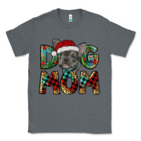 Charcoal Heather Christmas French Bulldog Mom Classic Tee - RanaPortraitStore