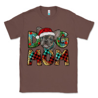 Chestnut Christmas French Bulldog Mom Classic Tee - RanaPortraitStore