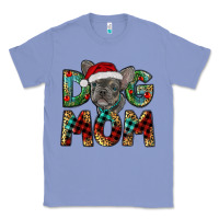 Colony Blue Christmas French Bulldog Mom Classic Tee - RanaPortraitStore