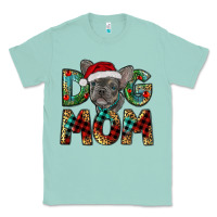 Seafoam Christmas French Bulldog Mom Classic Tee - RanaPortraitStore