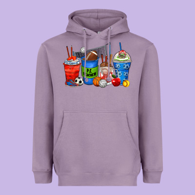 P.e. Teacher Coffee Cups Heavyweight Hoodie Designed By Zillion Design Studio