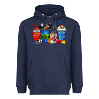Navy p.e. teacher coffee cups Heavyweight Hoodie - Zillion Design Studio