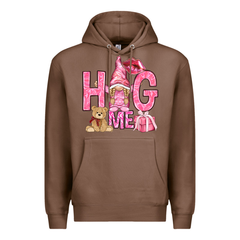 Hug Me With Gnome Premium Hoodie by NancyCooperArtShop | Teevron