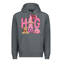 Rock hug me with gnome Premium Hoodie - NancyCooperArtShop