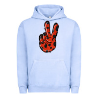 Pigment Grape Ice Ladybug Peace Sign Urban Hoodie - Jasminsmagicworld