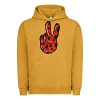 Pigment Peanut Butter Ladybug Peace Sign Urban Hoodie - Jasminsmagicworld