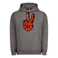 Pigment Tornado Ladybug Peace Sign Urban Hoodie - Jasminsmagicworld