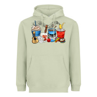 Matcha music teacher coffee cups Heavyweight Hoodie - Zillion Design Studio