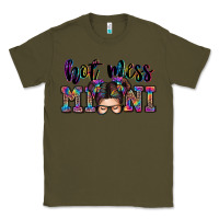 Army Green mess mini messy bun Classic Tee - Zillion Design Studio