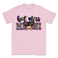 Bubblegum Pink mess mini messy bun Classic Tee - Zillion Design Studio