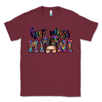 Burgundy mess mini messy bun Classic Tee - Zillion Design Studio
